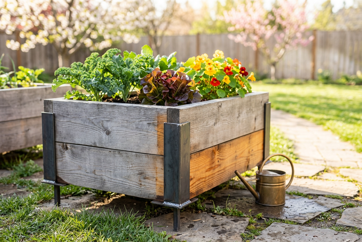 Industrial Heavy-Duty Raised Garden Bed Kits | Redband Fabrication Caldwell